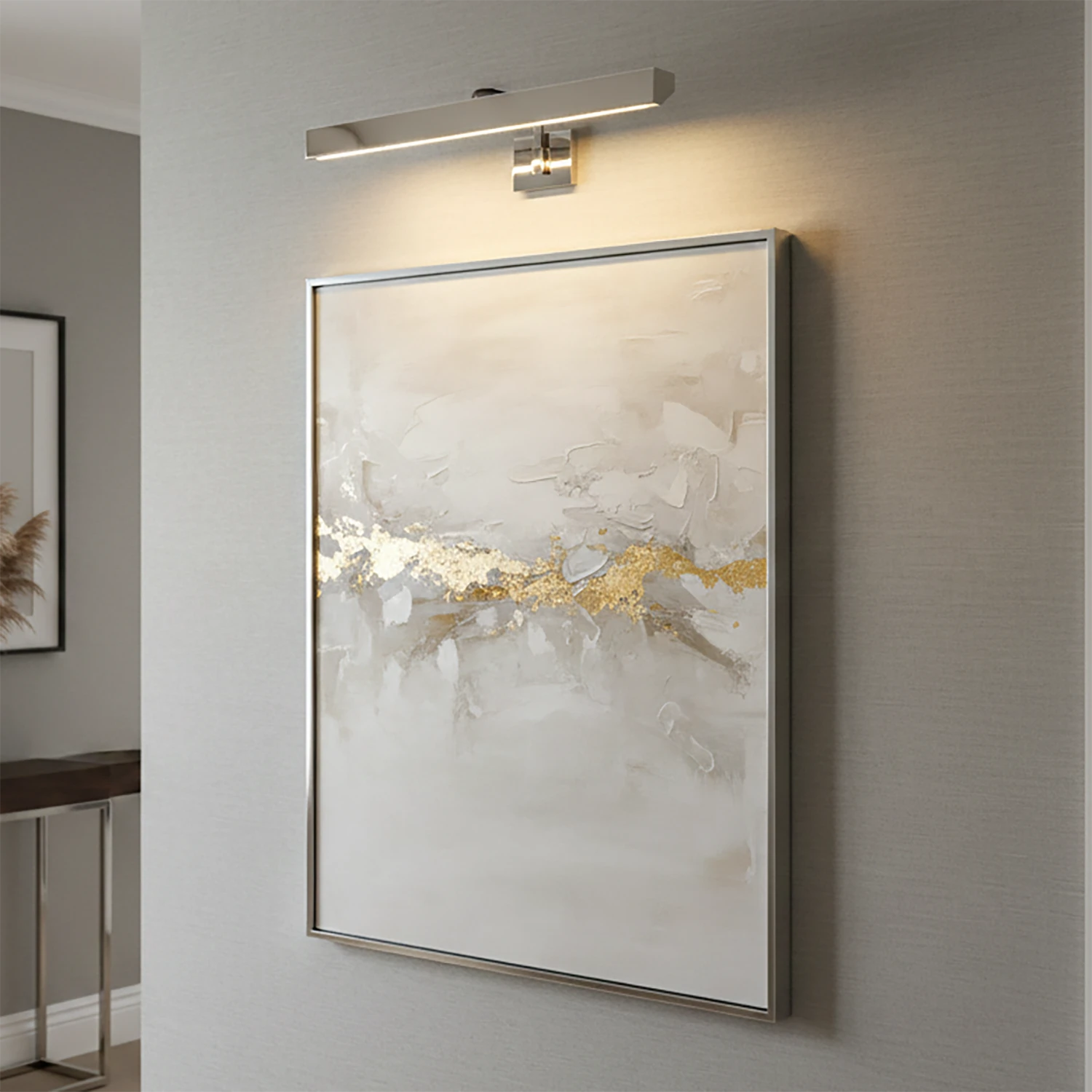 Talbot Soft-Glow Picture Light - Modern Hallway Gallery Framed Art | HoaiLamp