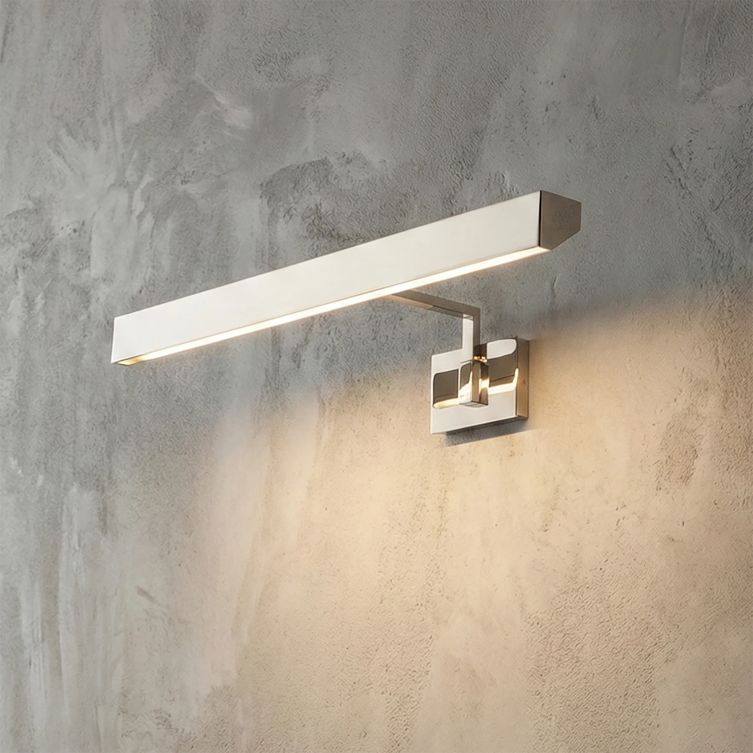 Talbot Soft-Glow Picture Light - Sleek Satin Nickel Contemporary Hardware | HoaiLamp