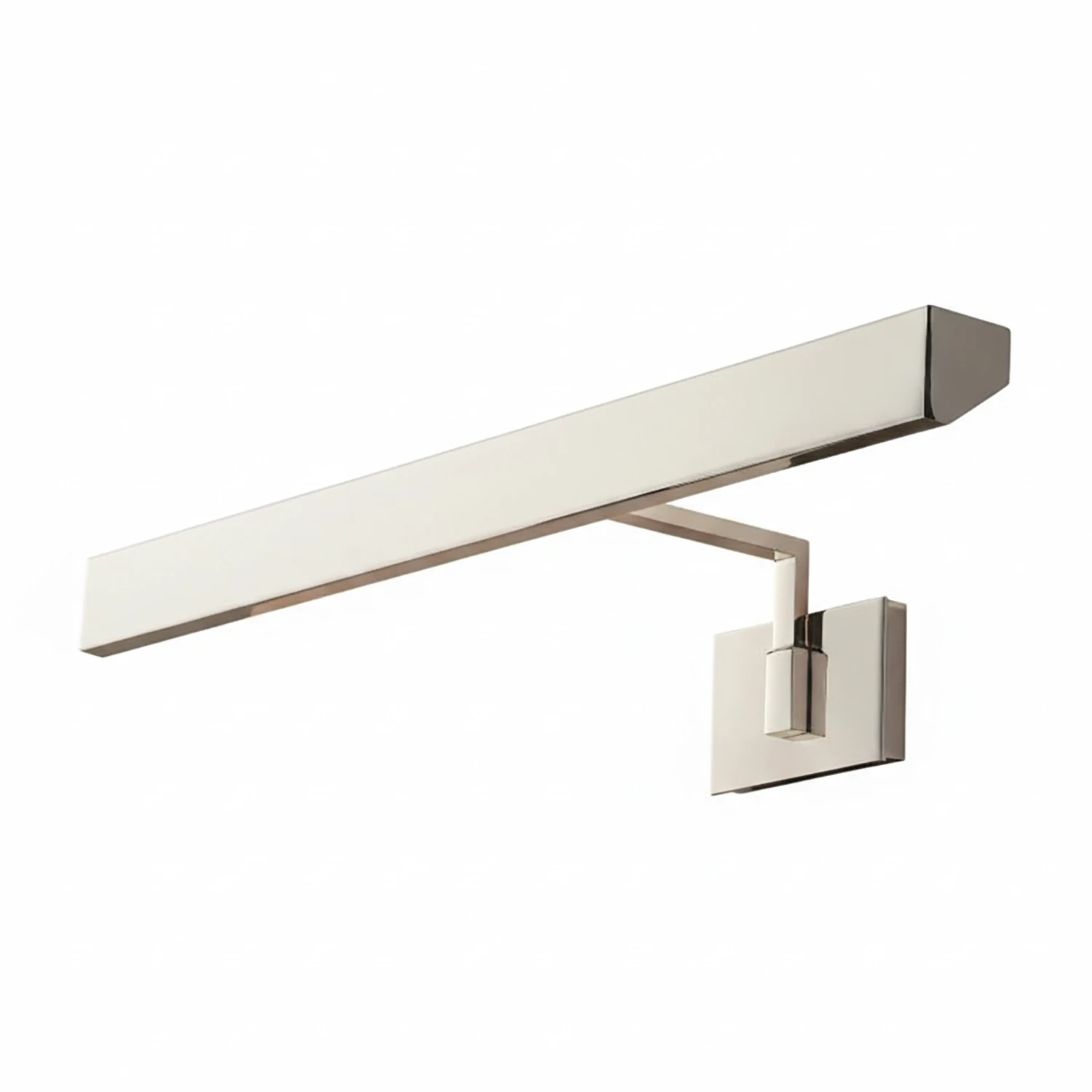 Talbot Soft-Glow Picture Light - Studio Satin Nickel Single Bracket Specification | HoaiLamp