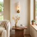 Taper Alabaster Wall Sconce