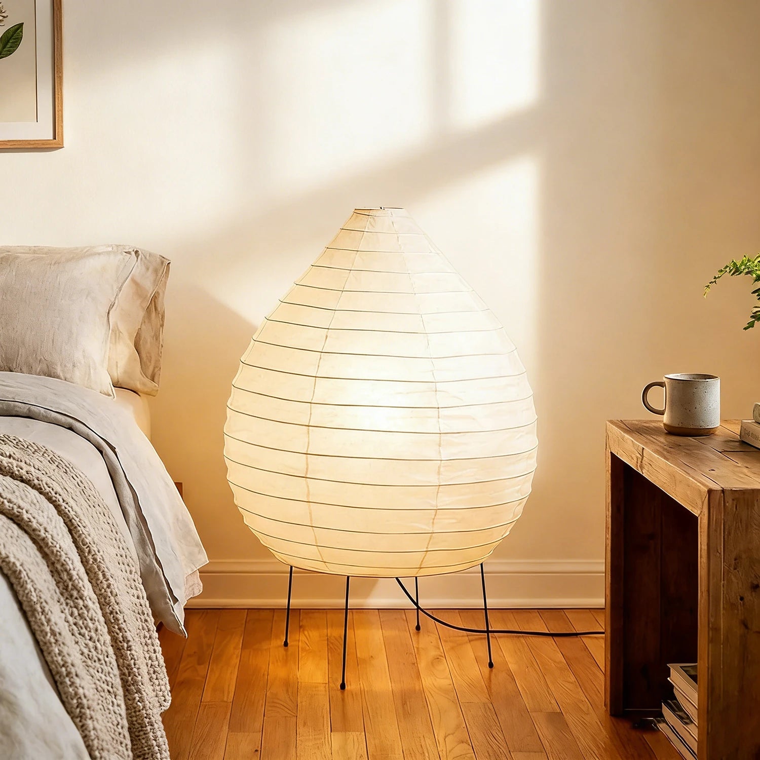 Akari Teardrop Shaped 23N Floor Lamp