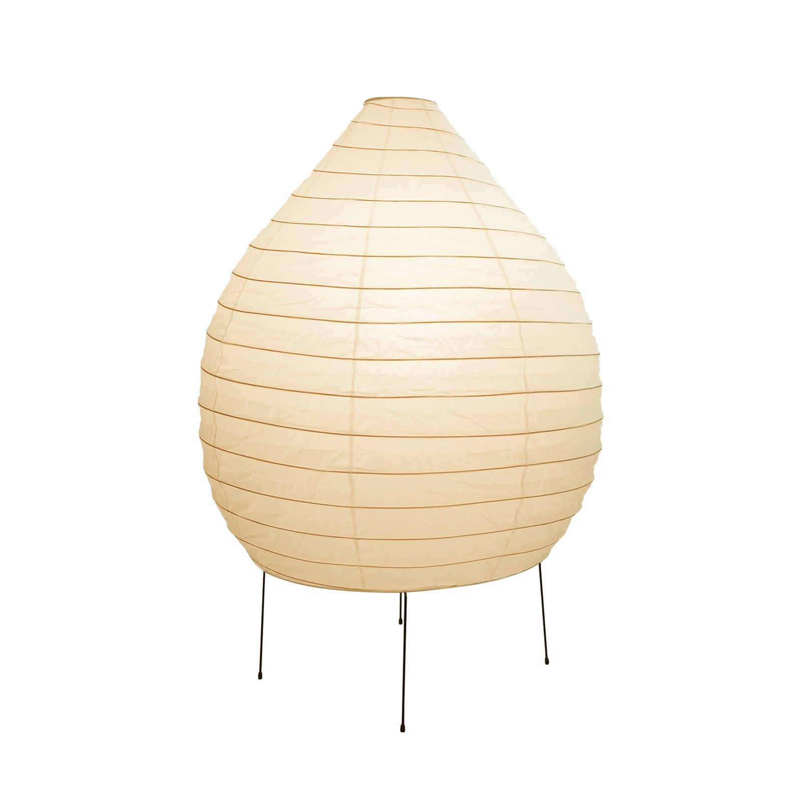 Teardrop Shaped 23N Paper Floor Lamp