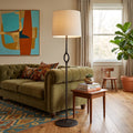 Thorne Sculpted Brass Floor Lamp