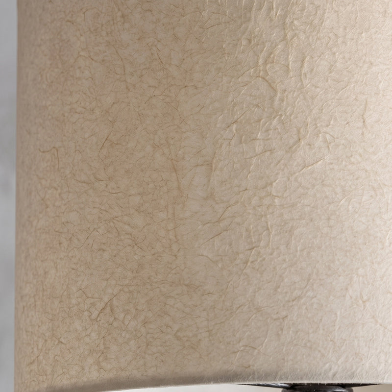 Textured Watercolor Paper Drum Shade
