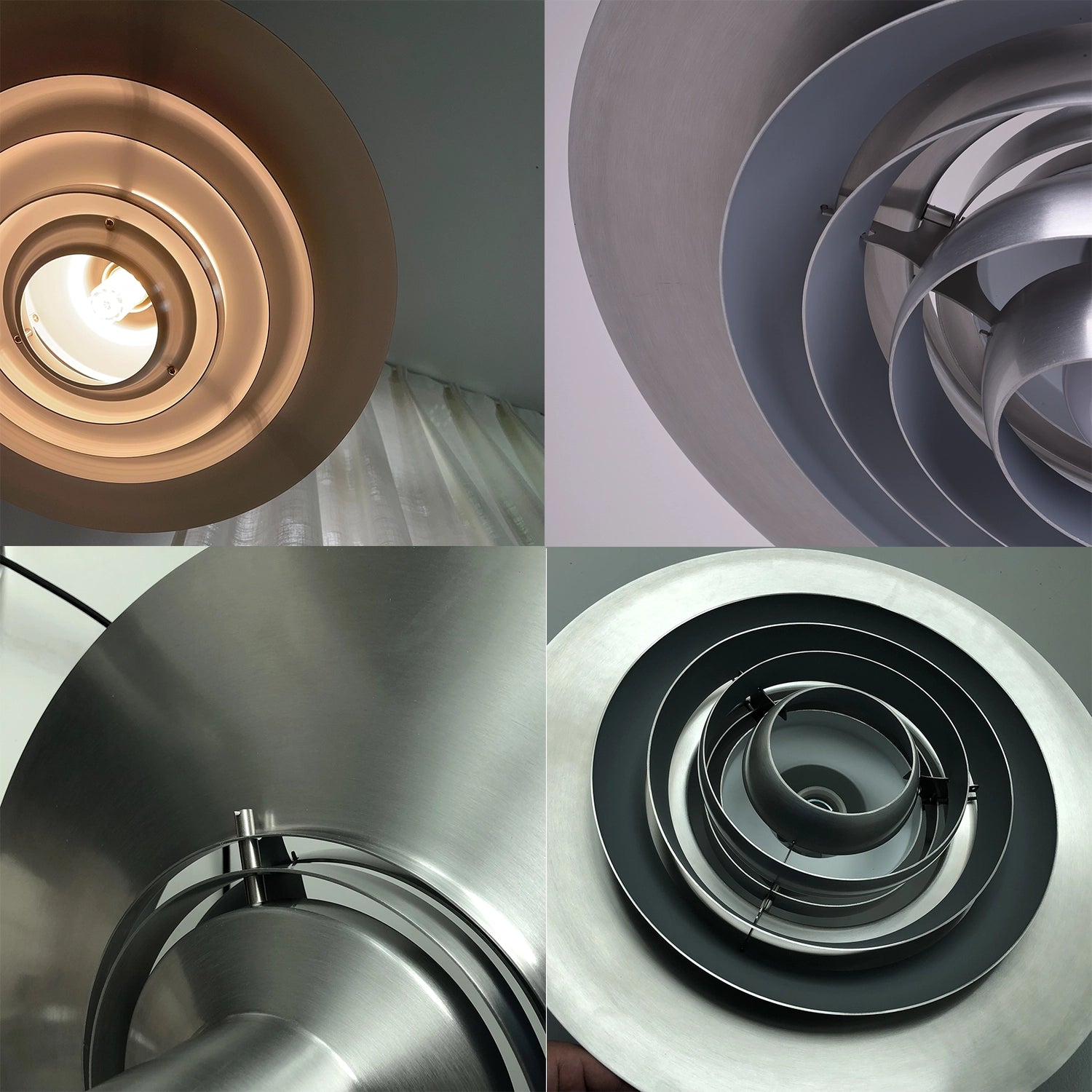 Tiered Dish-Shaped Disc Pendant - Multi-Angle Internal Reflection Study | HoaiLamp