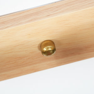 Travertine Duo Wood Wall Light - Natural Stone Texture Studio Micro Close-Up | HoaiLamp