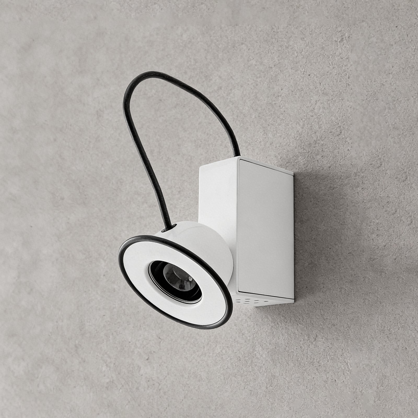 Vintage Fun Lamp - Crisp White Architectural Profile | HoaiLamp