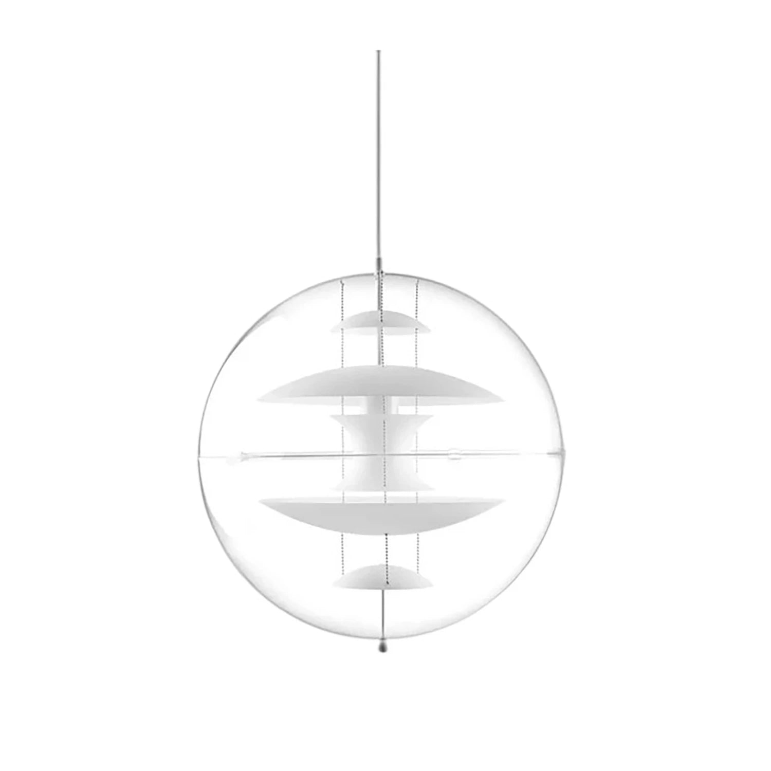 VP Globe Pendant Lamp - All-White Reflectors Off-State Studio SKU | HoaiLamp