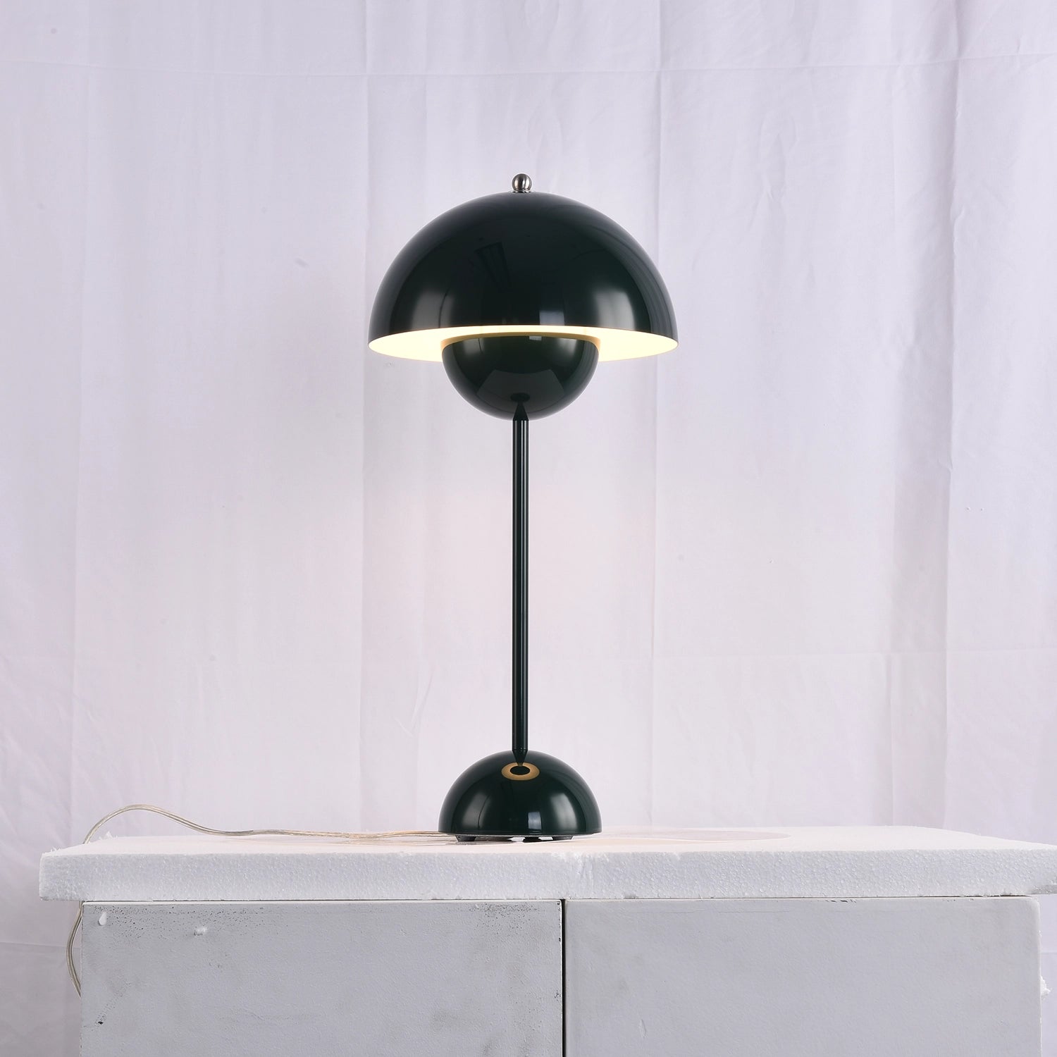 vp3 Table Lamp - Dark Botanical Green Timeless Aesthetic Indoor SKU | HoaiLamp