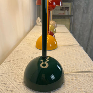 vp3 Table Lamp - High-Gloss Forest Green Weighted Base Close-Up | HoaiLamp