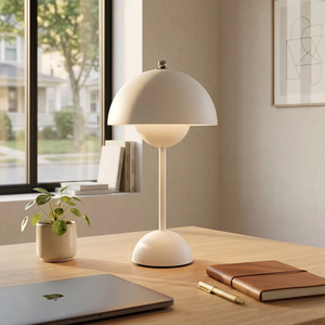 vp3 Table Lamp - Nordic Matte White Minimalist Home Office Laptop Desk | HoaiLamp