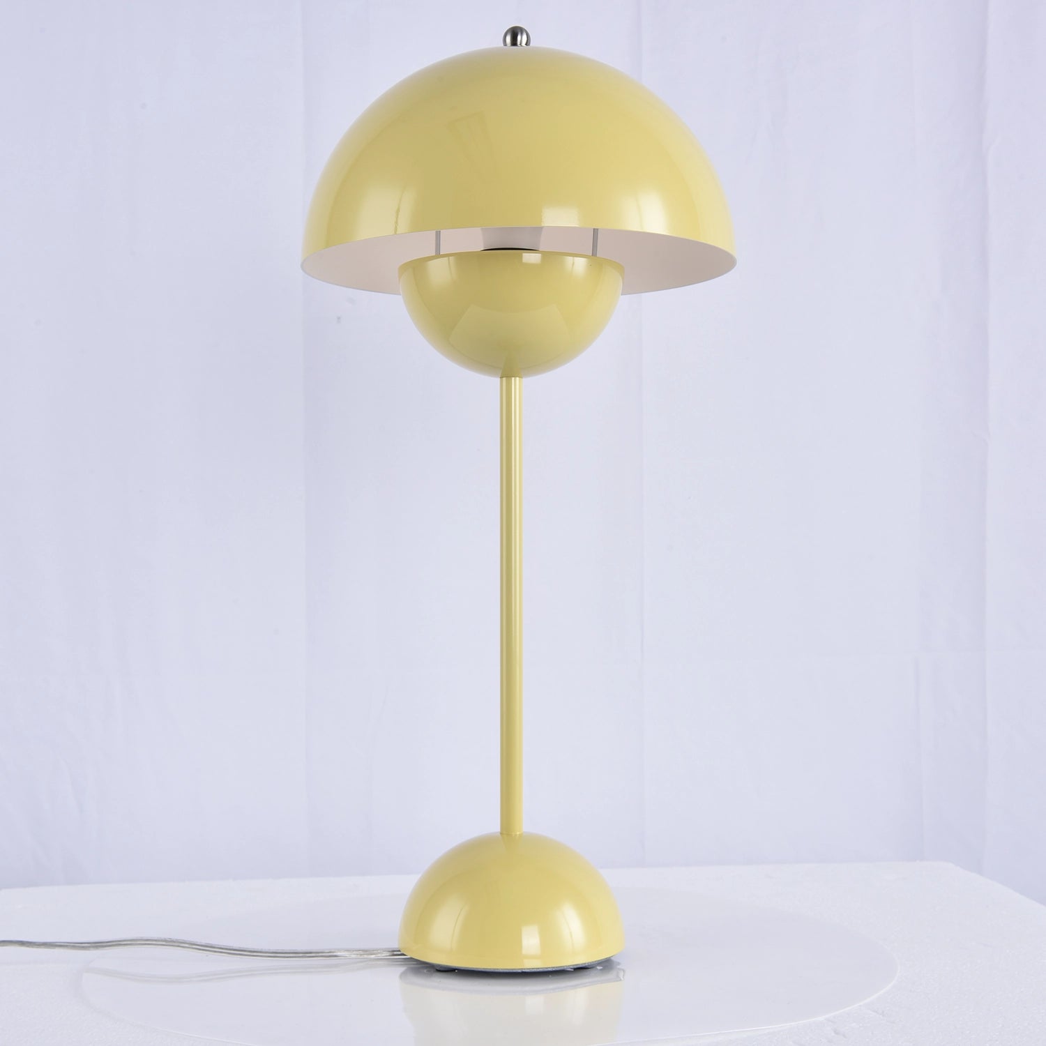 vp3 Table Lamp - Pale Butter Yellow Clean Nordic Desktop SKU | HoaiLamp