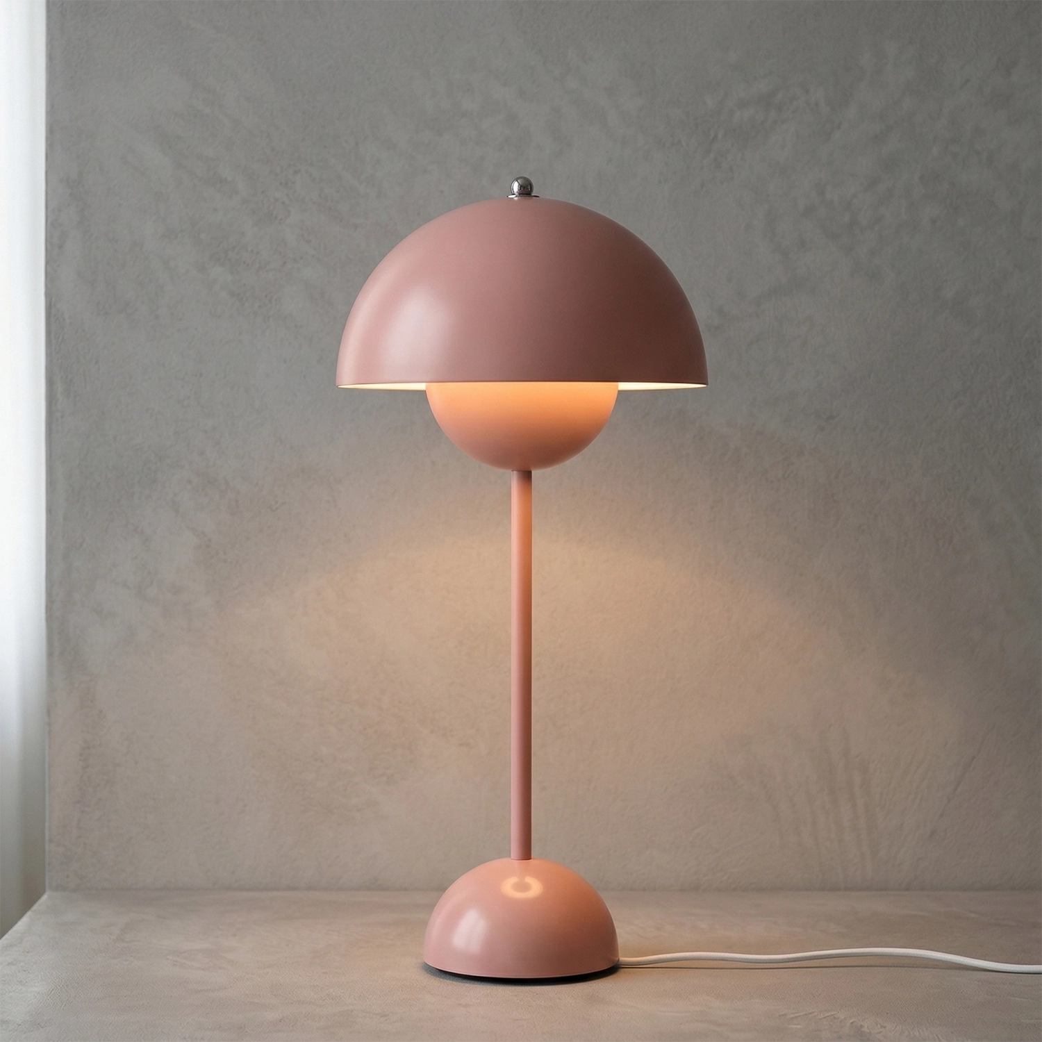 vp3 Table Lamp - Tender Sakura Pink Pastel Tones Minimalist Showcase | HoaiLamp