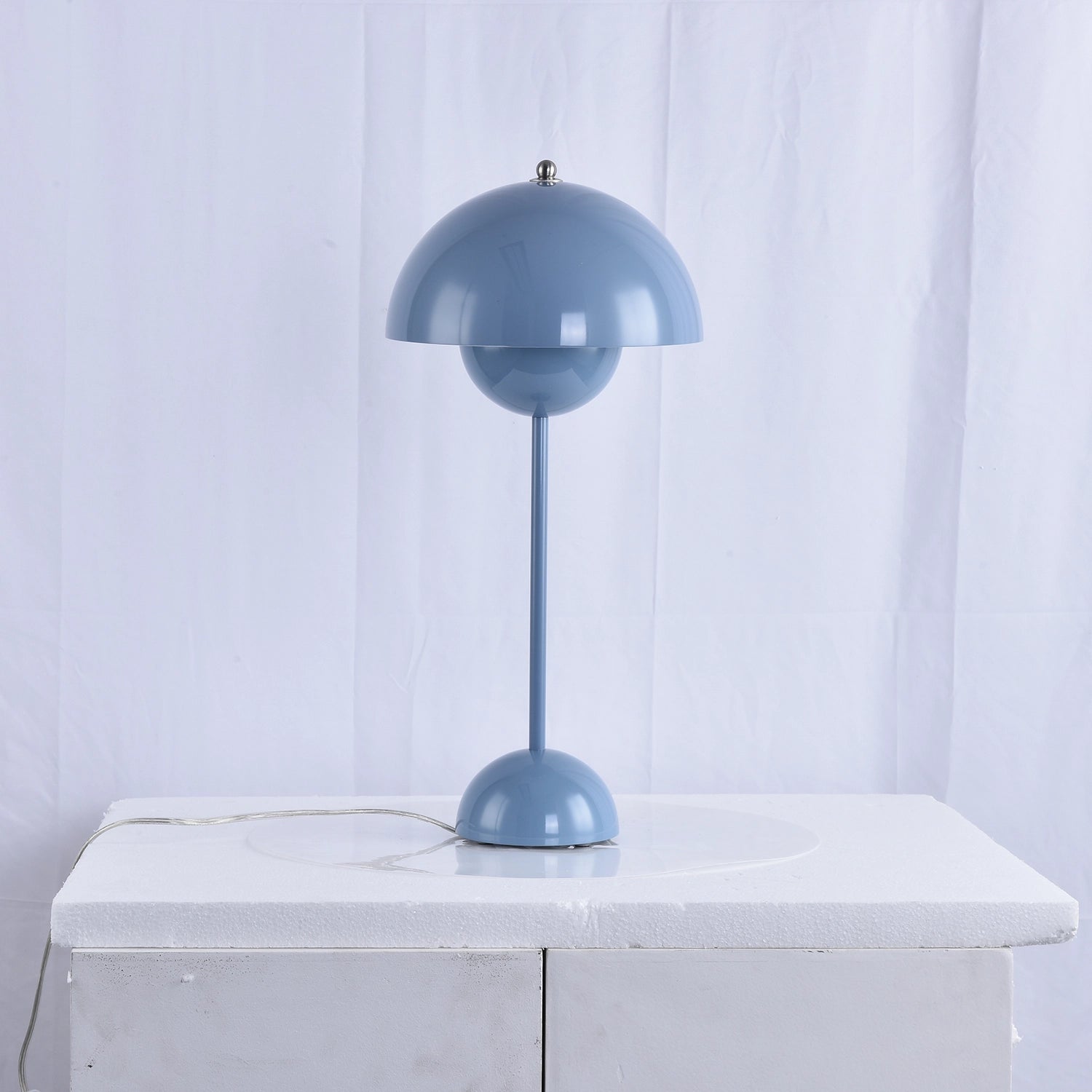 vp3 Table Lamp - Muted Soft Blue Minimalist Decorative Office SKU | HoaiLamp