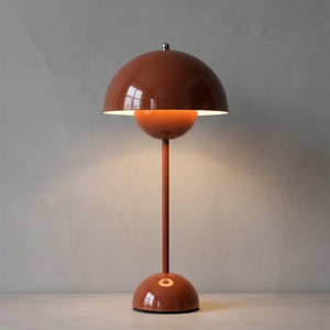 vp3 Table Lamp - Terracotta Brick Red Warm Ambient Mood Glow | HoaiLamp