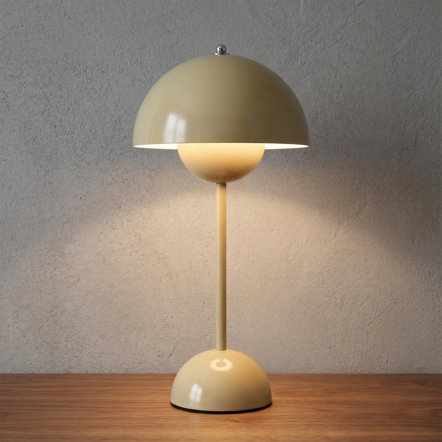 vp3 Table Lamp - Soft Desert Sand Beige Elegant Tabletop Warm Beam | HoaiLamp
