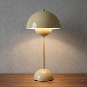 vp3 Table Lamp - Soft Desert Sand Beige Elegant Tabletop Warm Beam | HoaiLamp